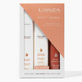 L'ANZA Healing Volume hair kit set in box with three bottles, Boost + Bounce