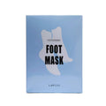 LAPCOS peppermint foot mask box with foot-shaped label