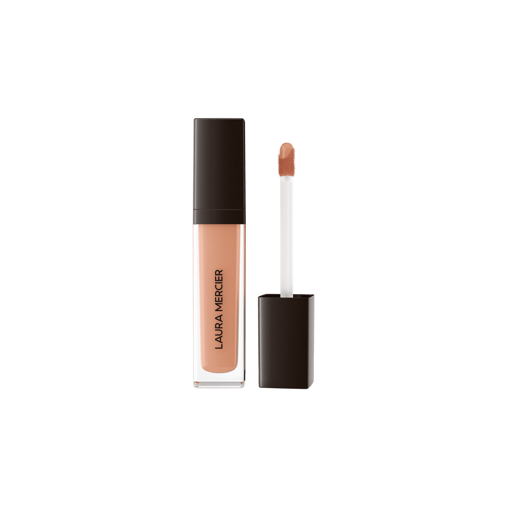 Laura Mercier Eye Basics Primer tube with doe-foot applicator, warm nude-toned