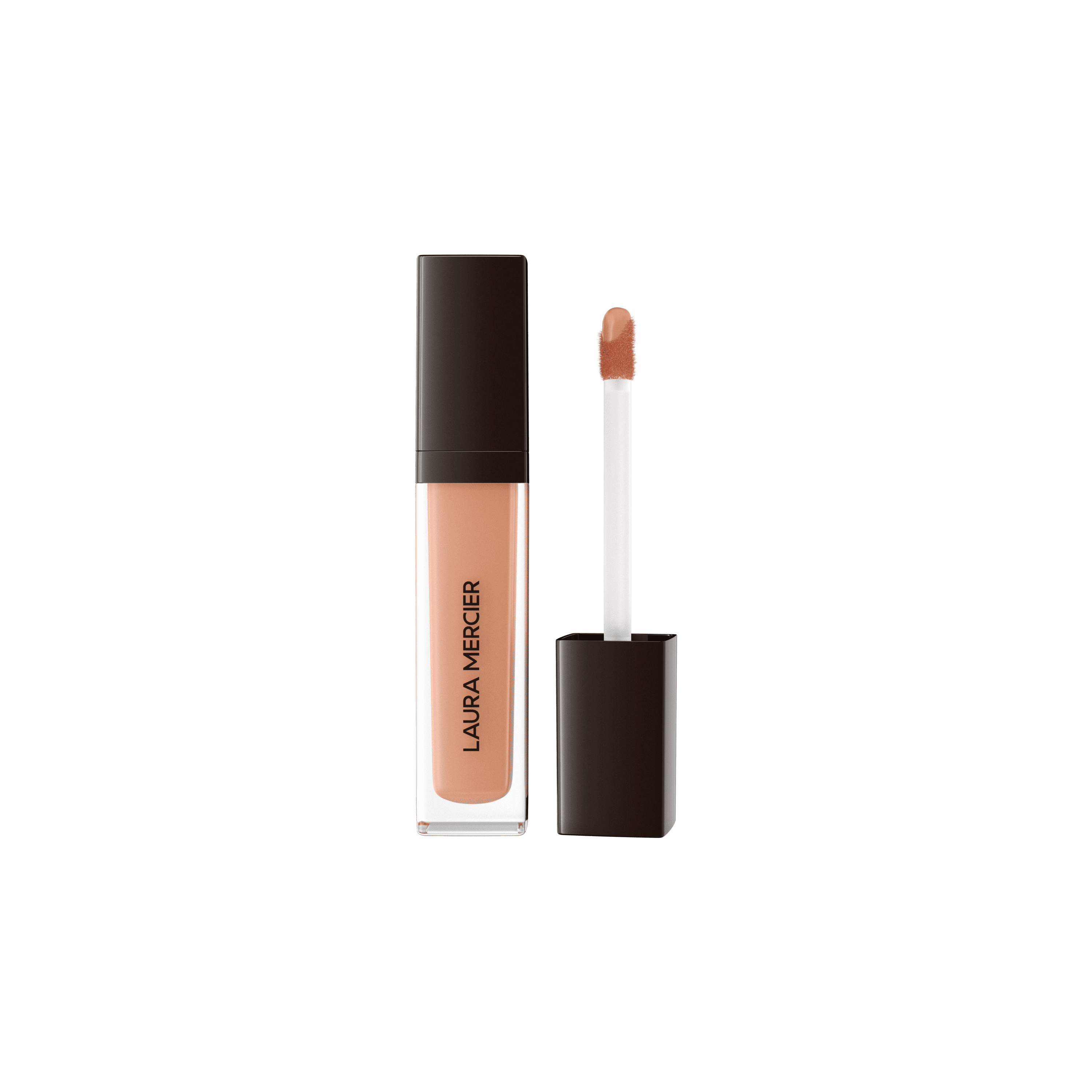 Laura Mercier Eye Basics Primer tube with doe-foot applicator, warm nude-toned