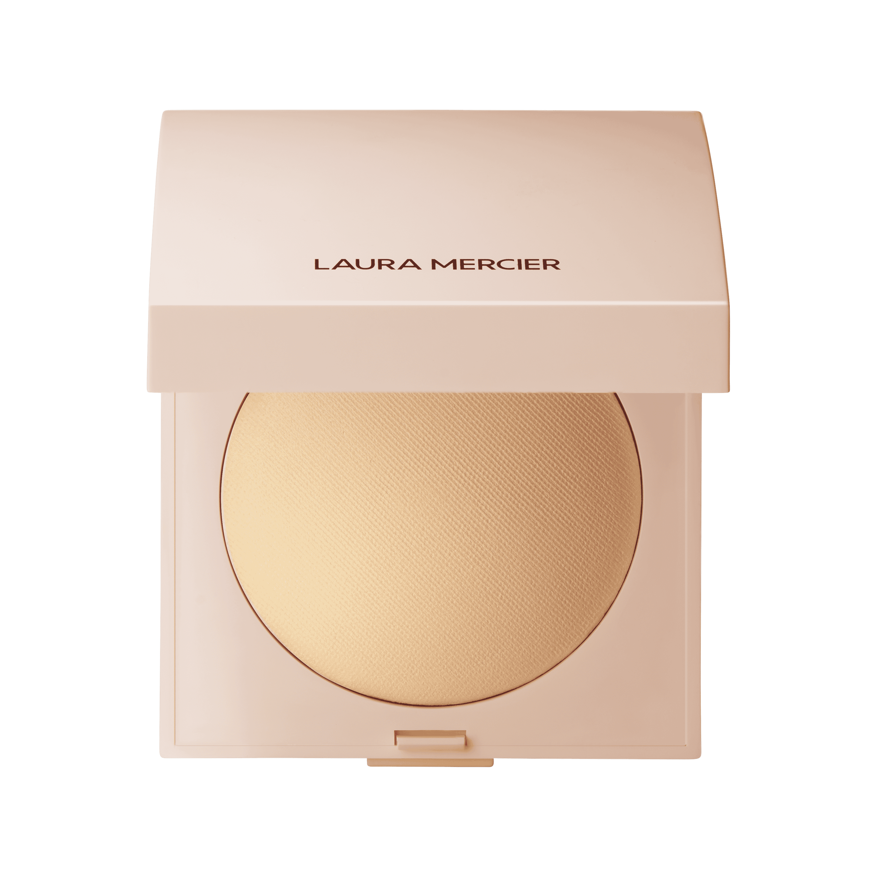 Laura Mercier pressed powder compact, honey-golden round pan
