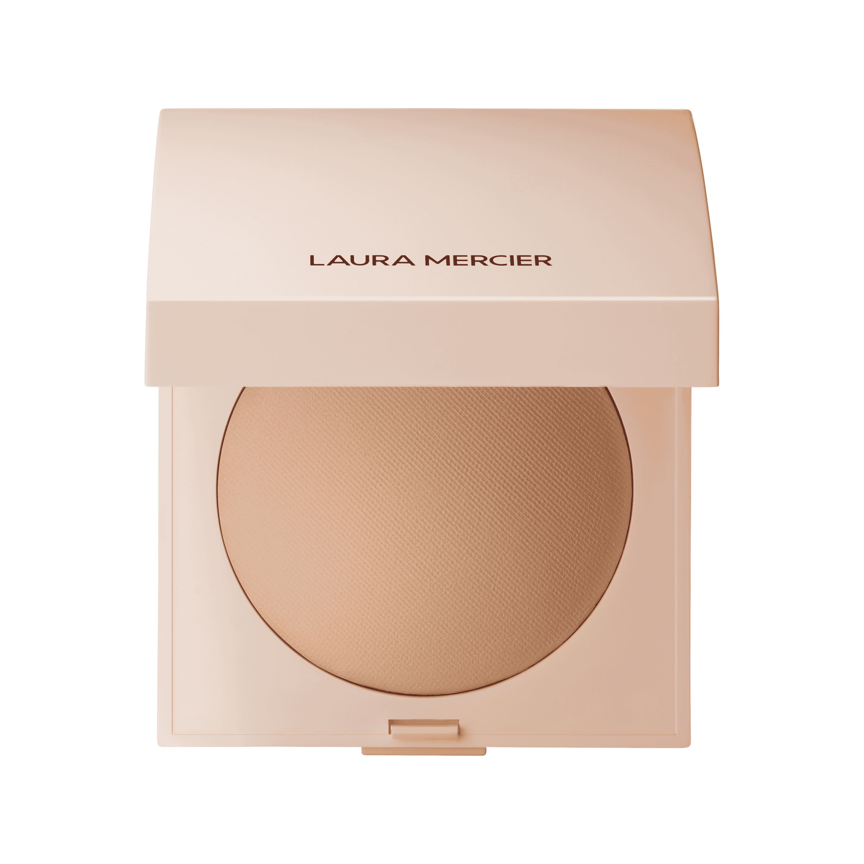 Laura Mercier pressed powder compact, medium peach round pan