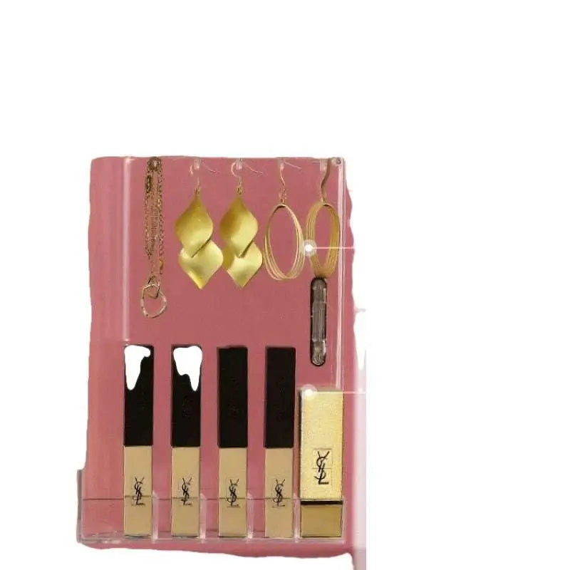 LED Mirror Cosmetics Storage Box with Light