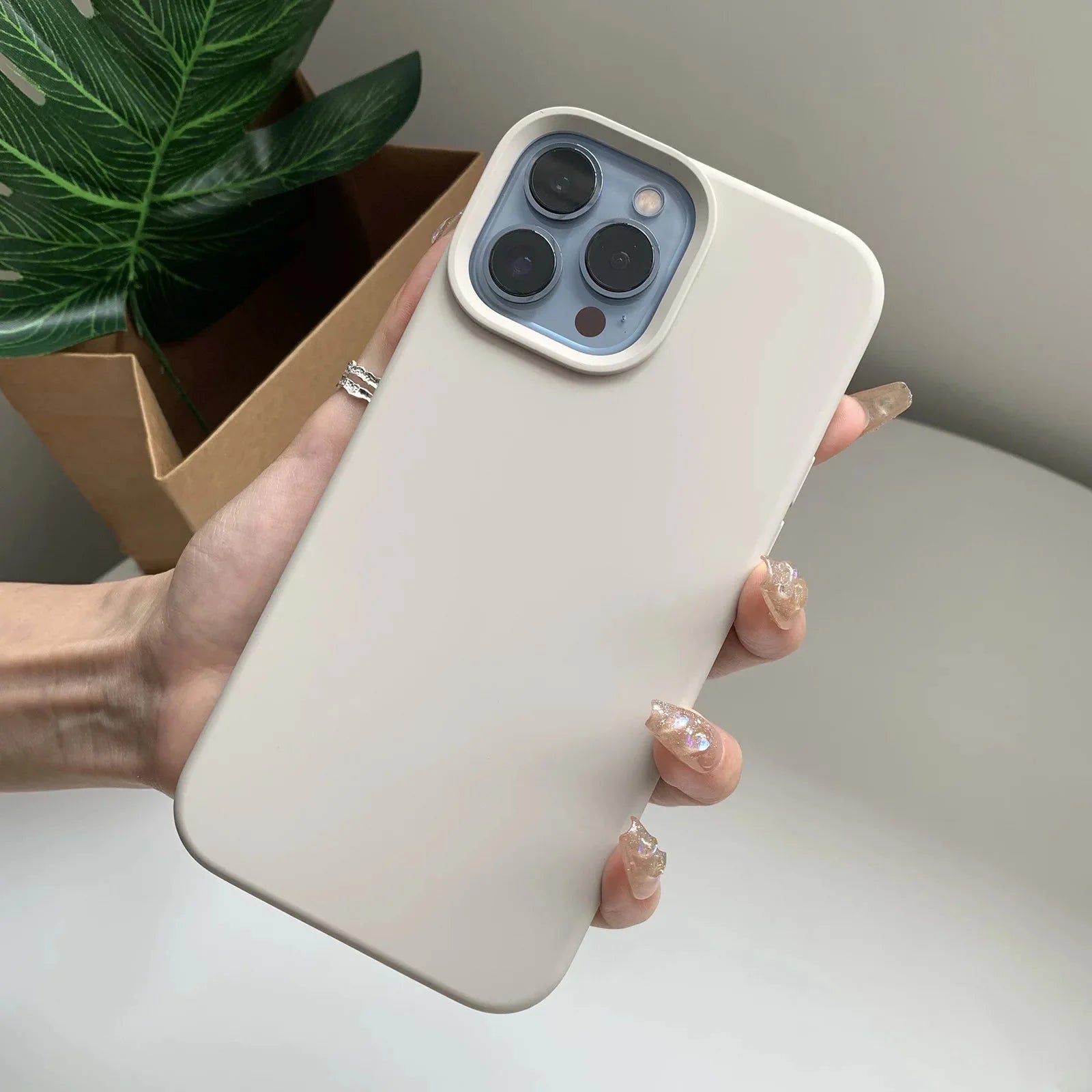 Liquid Silicone Phone Case | Full Coverage Protective Cover for iPhone 7 to 16 Series