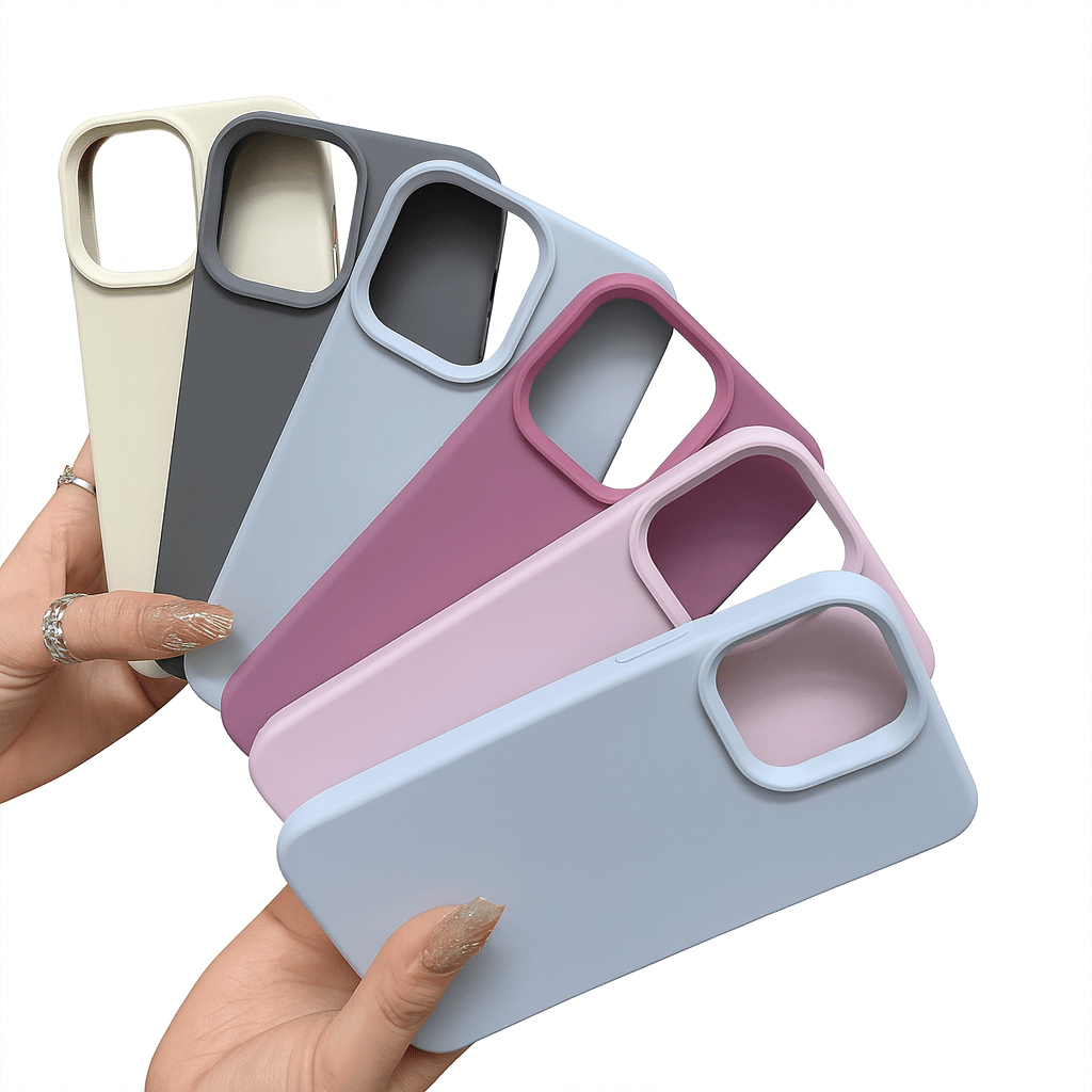 Liquid Silicone Phone Case | Full Coverage Protective Cover for iPhone 7 to 16 Series