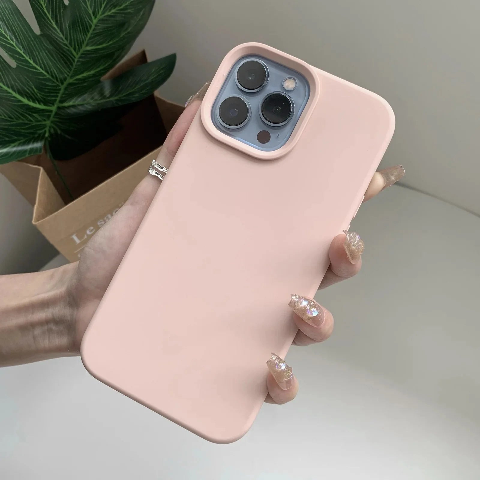 Liquid Silicone Phone Case | Full Coverage Protective Cover for iPhone 7 to 16 Series