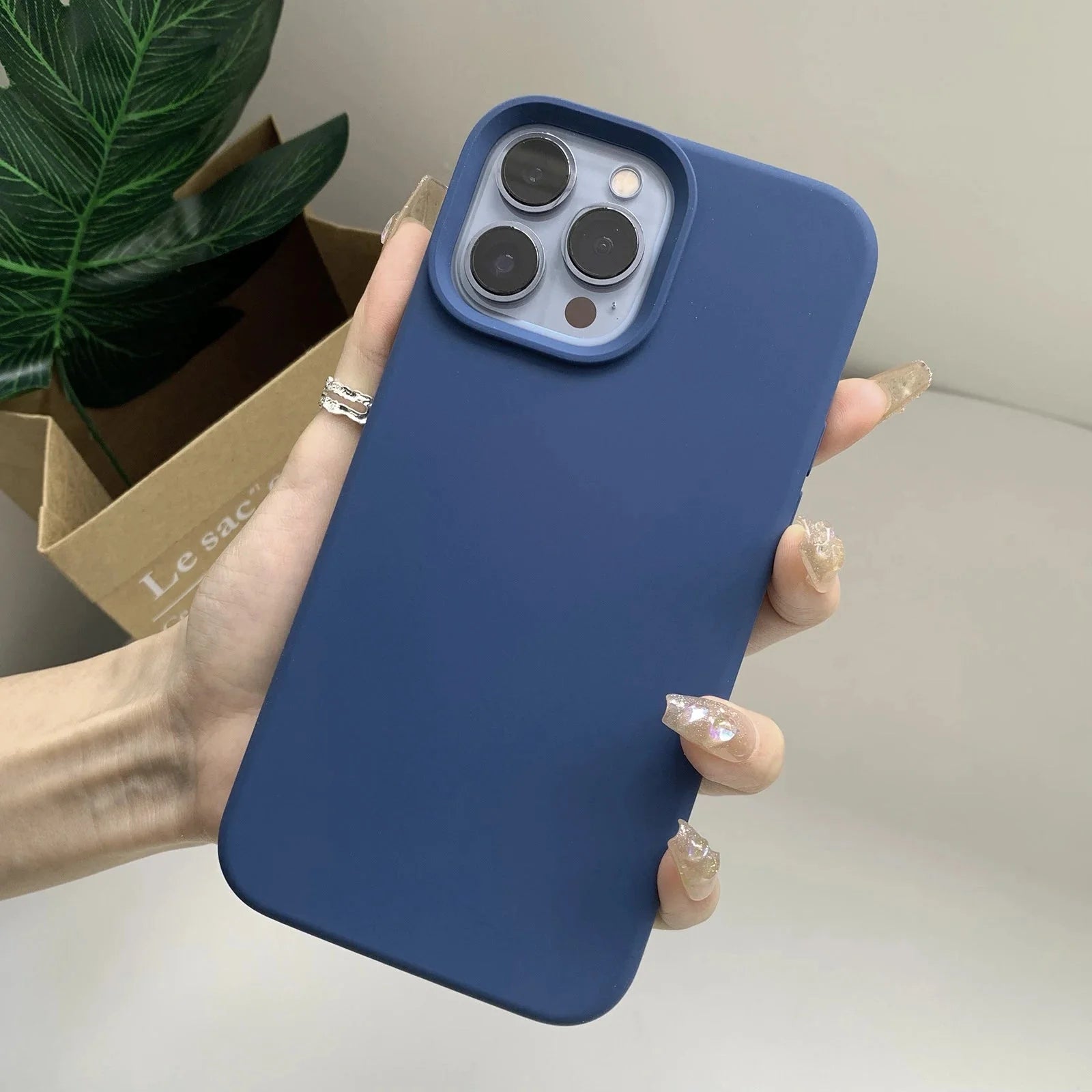 Liquid Silicone Phone Case | Full Coverage Protective Cover for iPhone 7 to 16 Series