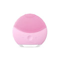 FOREO facial cleansing massager, pearl pink silicone brush head