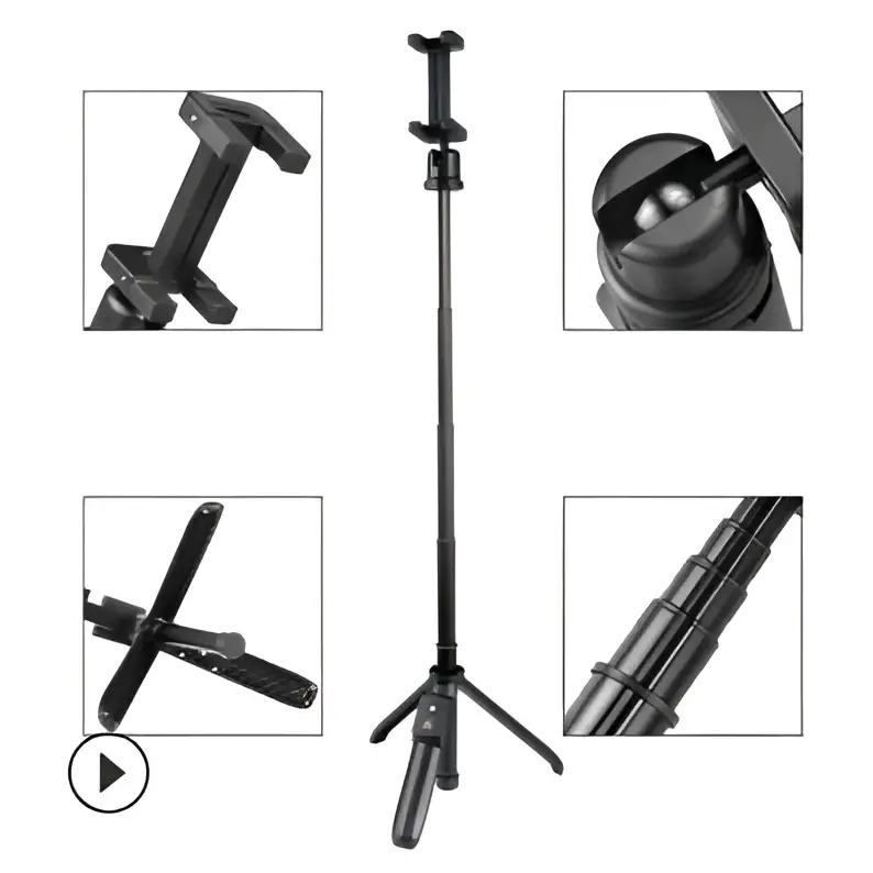 M070 Bluetooth Selfie Stick with Remote Control