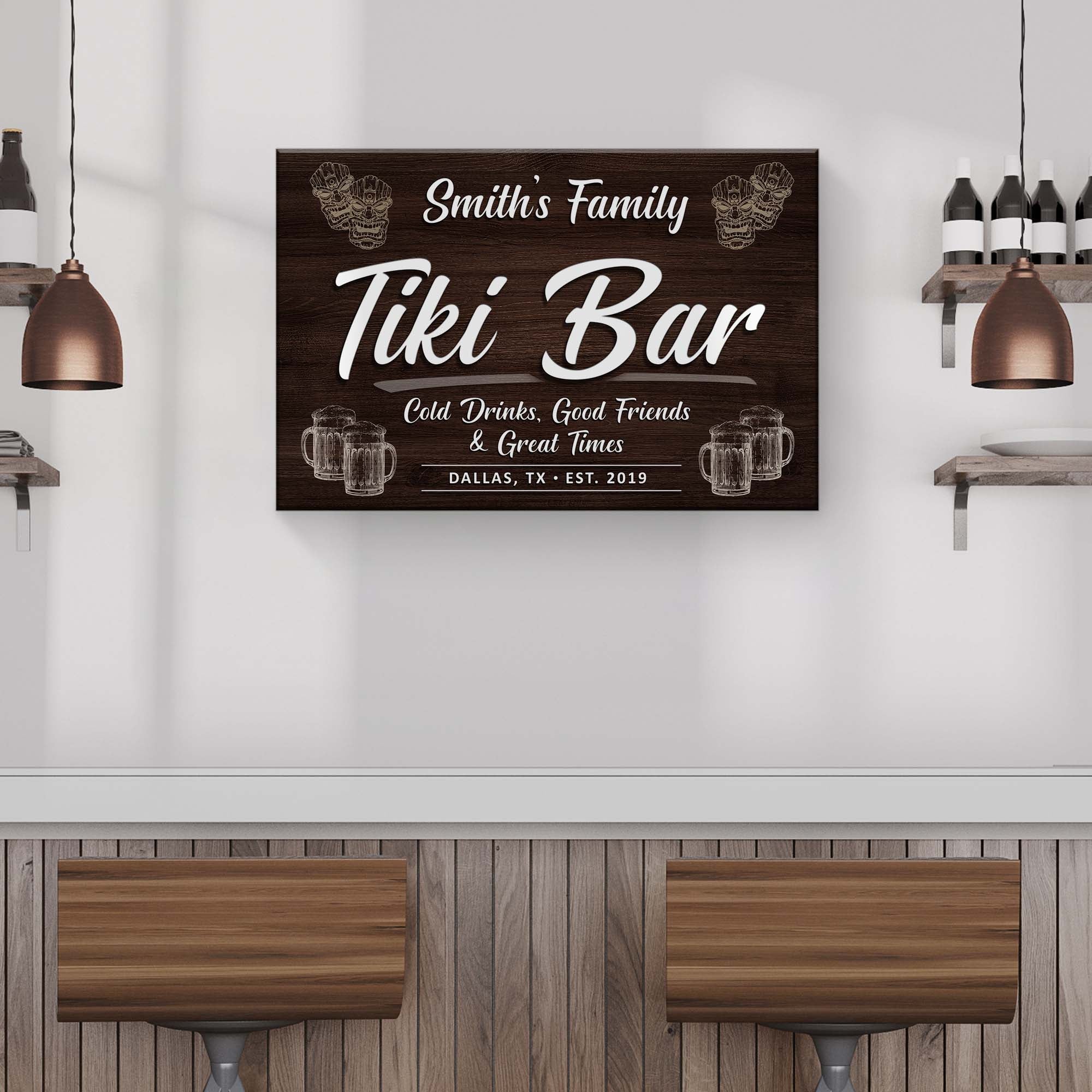 Tiki Bar Sign IV