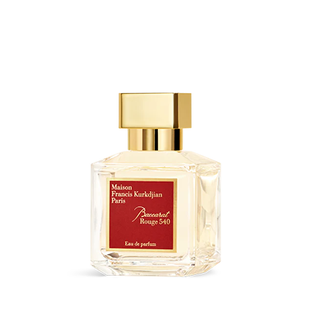 Maison Francis Kurkdjian Baccarat Rouge 540 eau de parfum bottle with gold cap