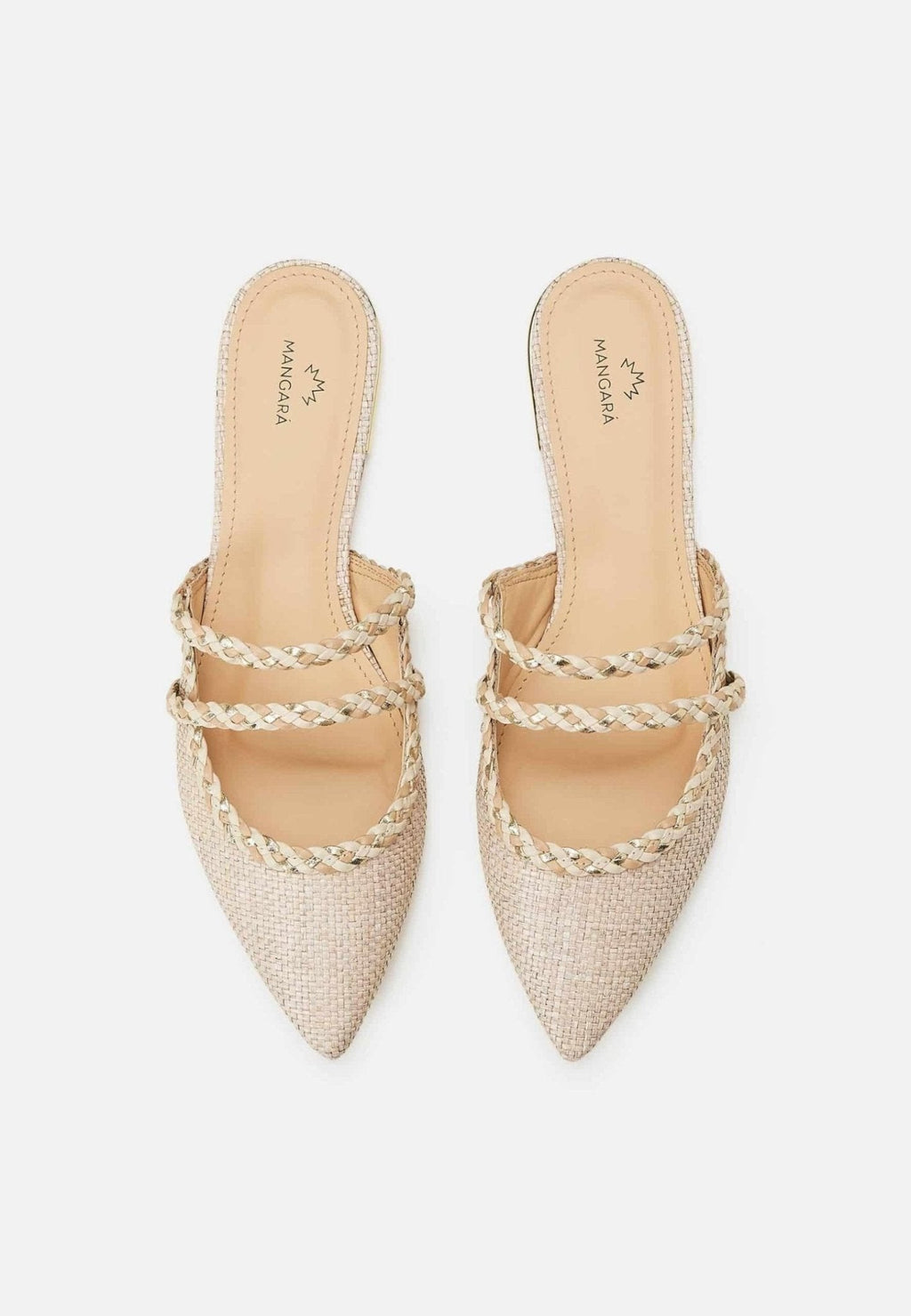 Mangarará Amburana Beige Mules - Eco-Friendly and Sustainable Footwear