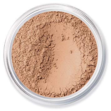 bareMinerals matte foundation refill pan filled with medium tan powder.