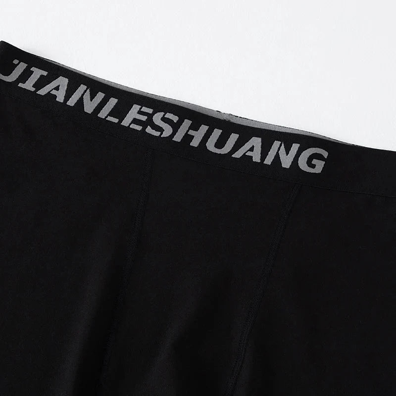 Men's Plus Size Sports Shorts | Black and White Elastic Waist Activewear