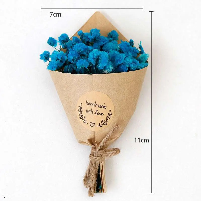 Mini Dried Flower Bouquet Gift Box