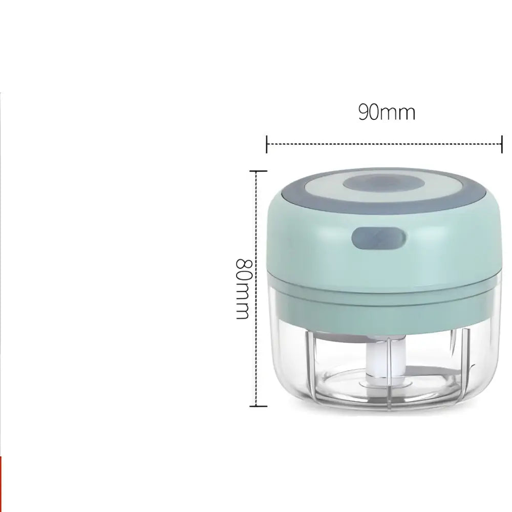 Mini Electric Garlic Chopper with Glass Bowl