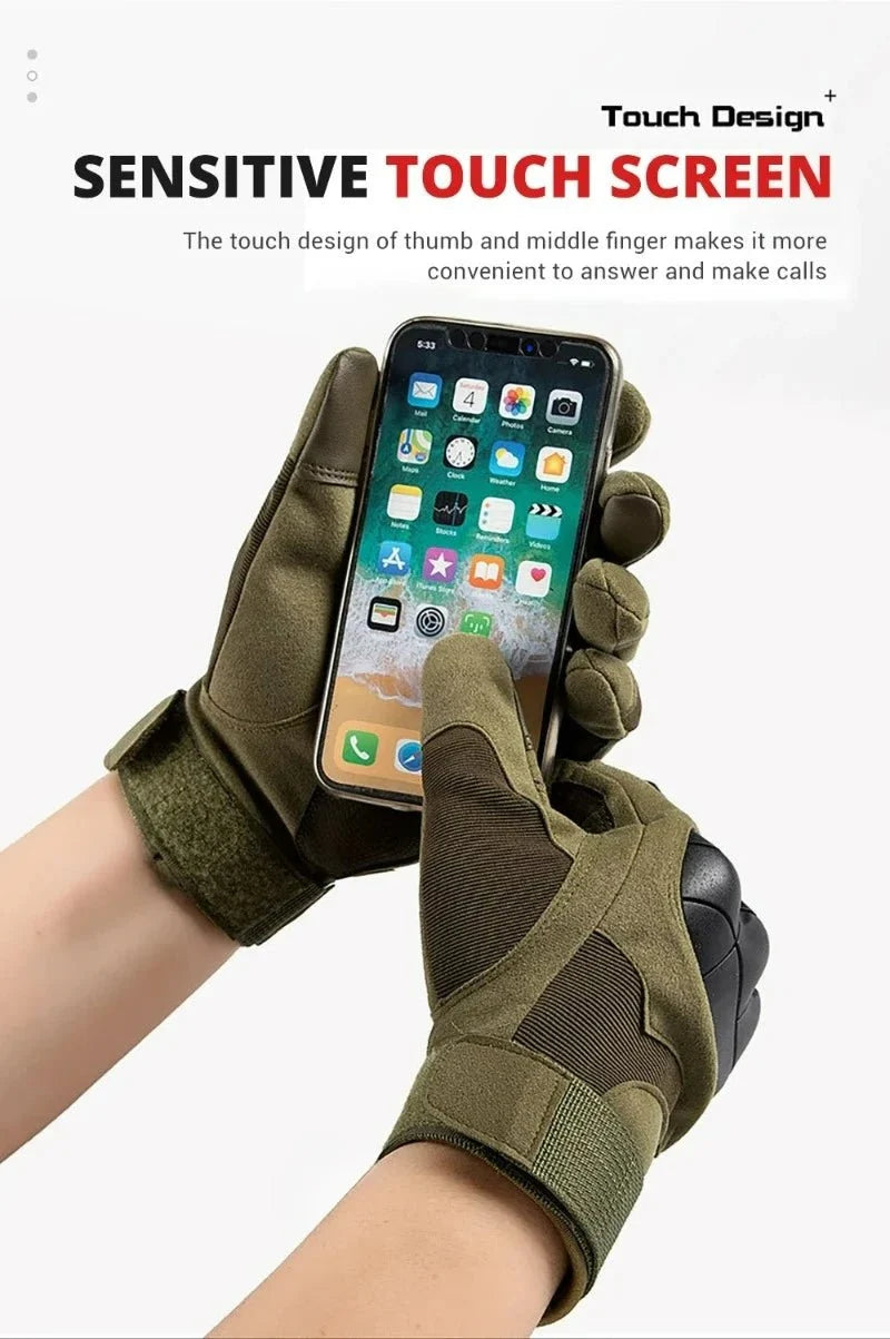 Motorcycle Tactical Gloves | Waterproof Touch Screen Full & Half Finger Options