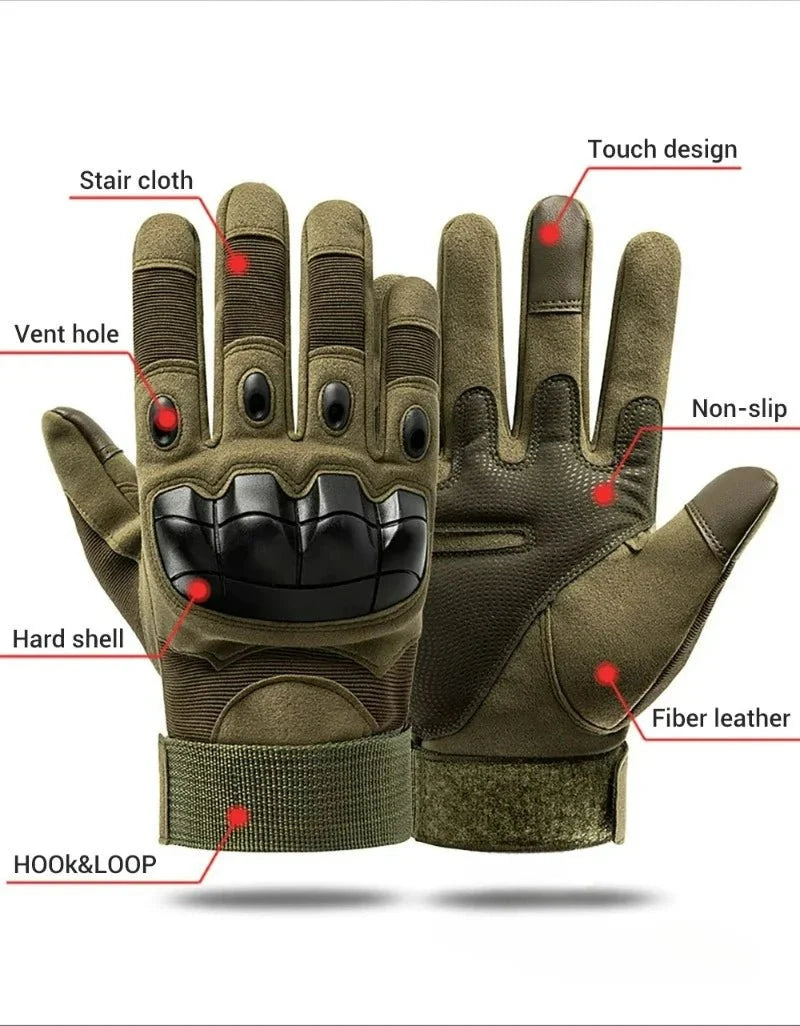 Motorcycle Tactical Gloves | Waterproof Touch Screen Full & Half Finger Options