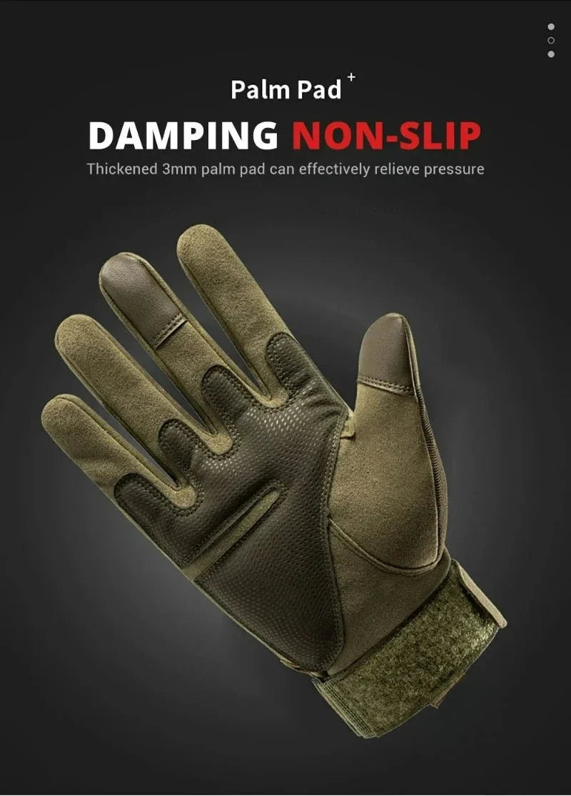 Motorcycle Tactical Gloves | Waterproof Touch Screen Full & Half Finger Options