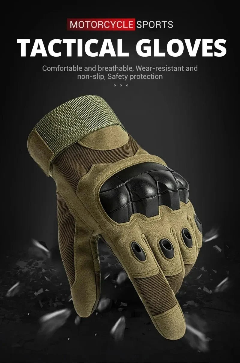 Motorcycle Tactical Gloves | Waterproof Touch Screen Full & Half Finger Options