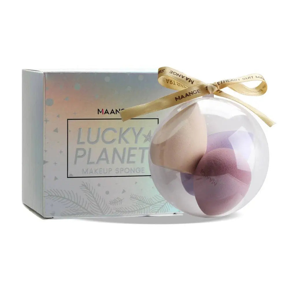 Multicolored Spherical Beauty Egg Makeup Sponge