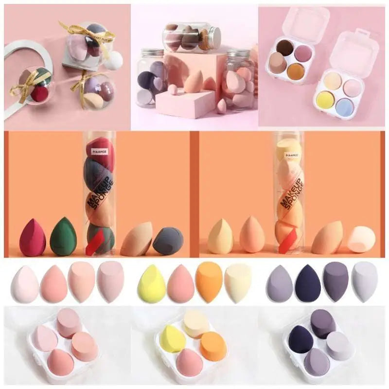 Multicolored Spherical Beauty Egg Makeup Sponge