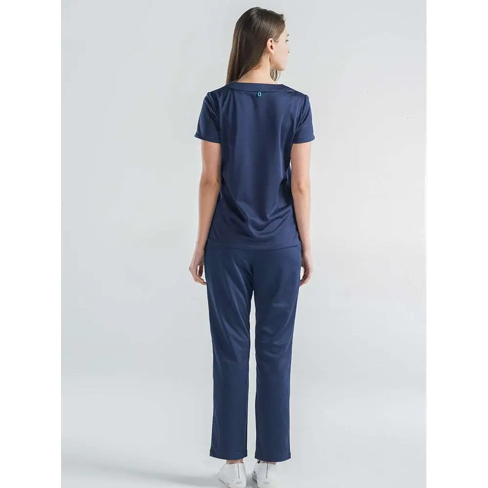 Navy Blue Beauty Salon Workwear Set