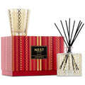 Nest New York Holiday Classic candle & diffuser set with patterned holders