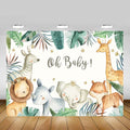 Jungle Baby Shower Backdrop