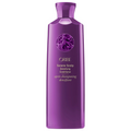 Purple Oribe scalp densifying conditioner bottle with pump cap and logo label