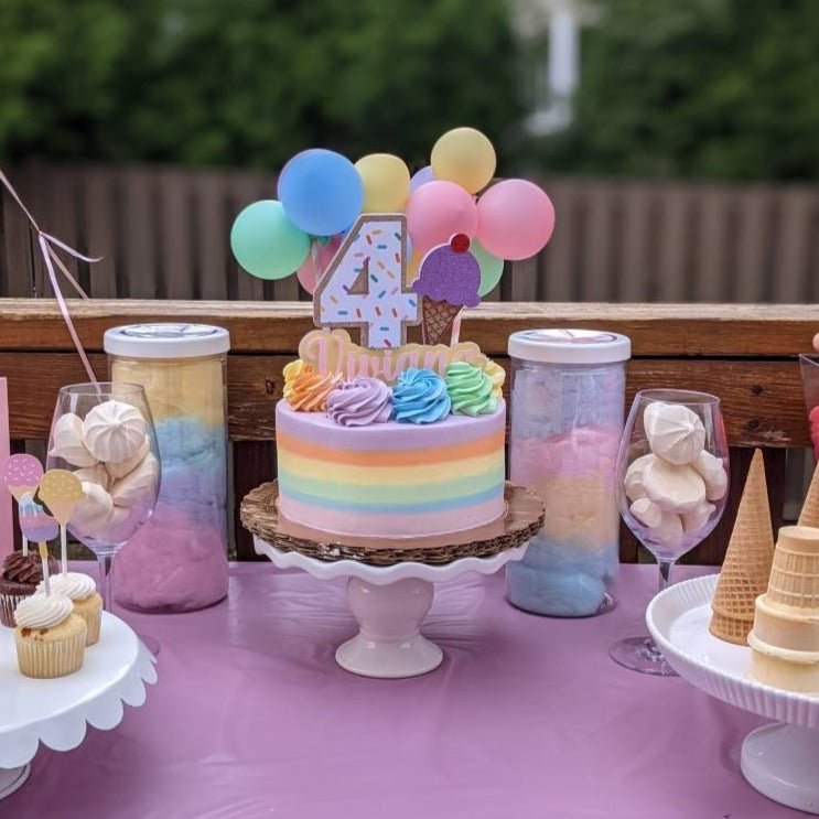 Pastel Mini Balloon Cake Topper Kit – Aesthetic Party Decor for Birthdays & Celebrations
