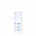 Pause Complete Face Serum bottle, white cap and frosted white container, 1 oz
