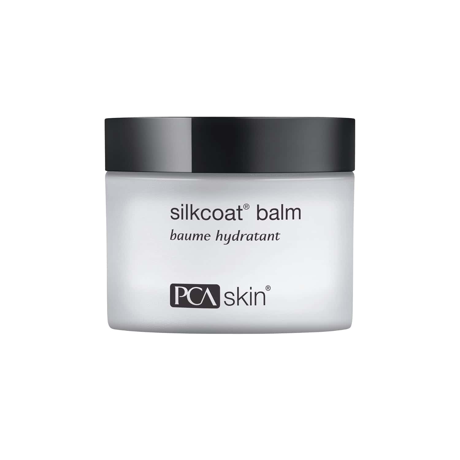 PCA Skin Silkcoat balm jar with black lid