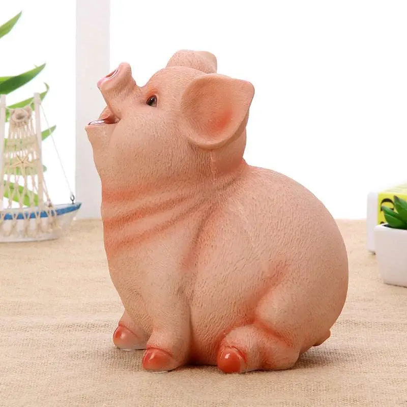 Pink Pig Piggy Bank Plastic Money Box