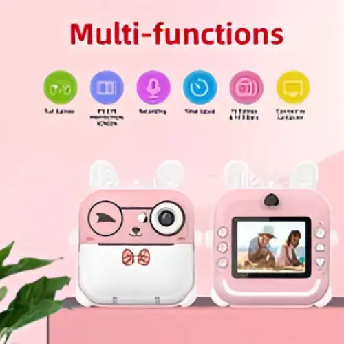 Pink Rabbit Polaroid Children’s Cartoon Camera