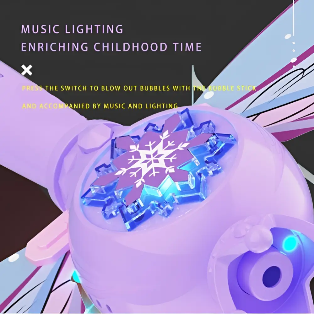 Purple Butterfly Fairy Bubble Stick