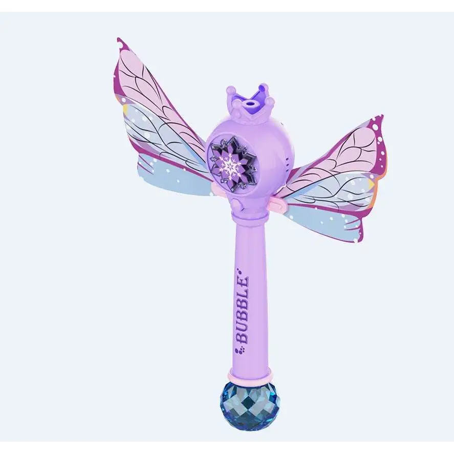 Purple Butterfly Fairy Bubble Stick