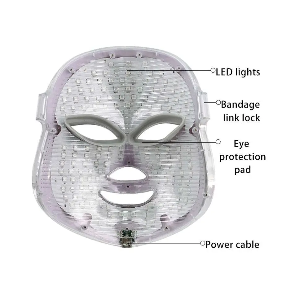 LED Light Therapy Facial Mask Beauty Device