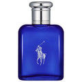 Ralph Lauren Polo Blue Eau de Toilette blue glass bottle with silver cap and emblem