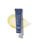 RMS Lipnights overnight lip mask tube with pale yellow balm smear