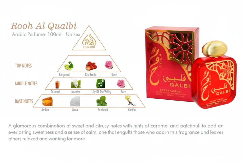 ROOH QALBI 100ml 3.4oz EAU DE PARFUM Spray WOMEN
