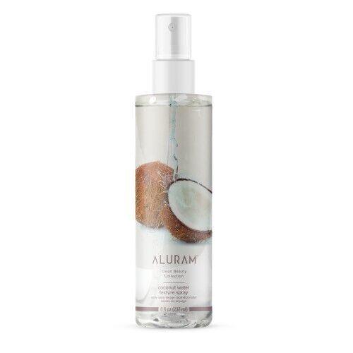 Aluram coconut water texture spray bottle with white mist pump, 8 oz