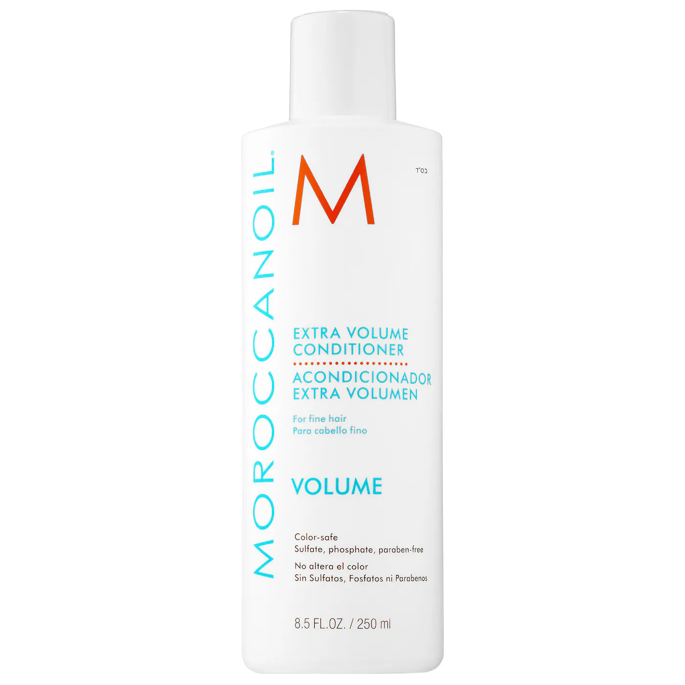 Moroccanoil extra volume conditioner bottle with pump, 8.5 fl oz (250 ml)
