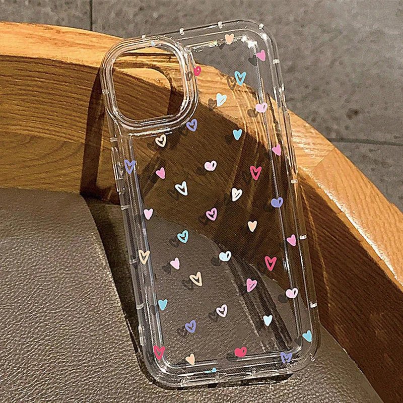 Small Flower Stars Soft TPU Phone Case | Transparent Airbag Protective Cover