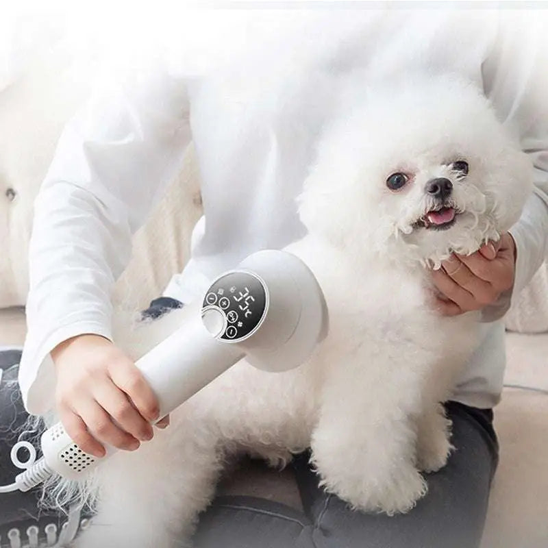 Smart 2-in-1 Pet Hair Dryer with Digital Display