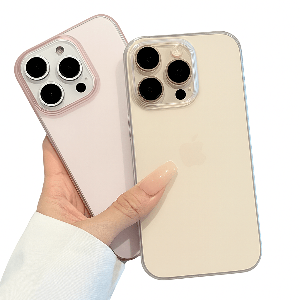 Soft Matte Candy Transparent Phone Case | Shockproof Silicone Bumper Cover for iPhone 11 to 16 Series