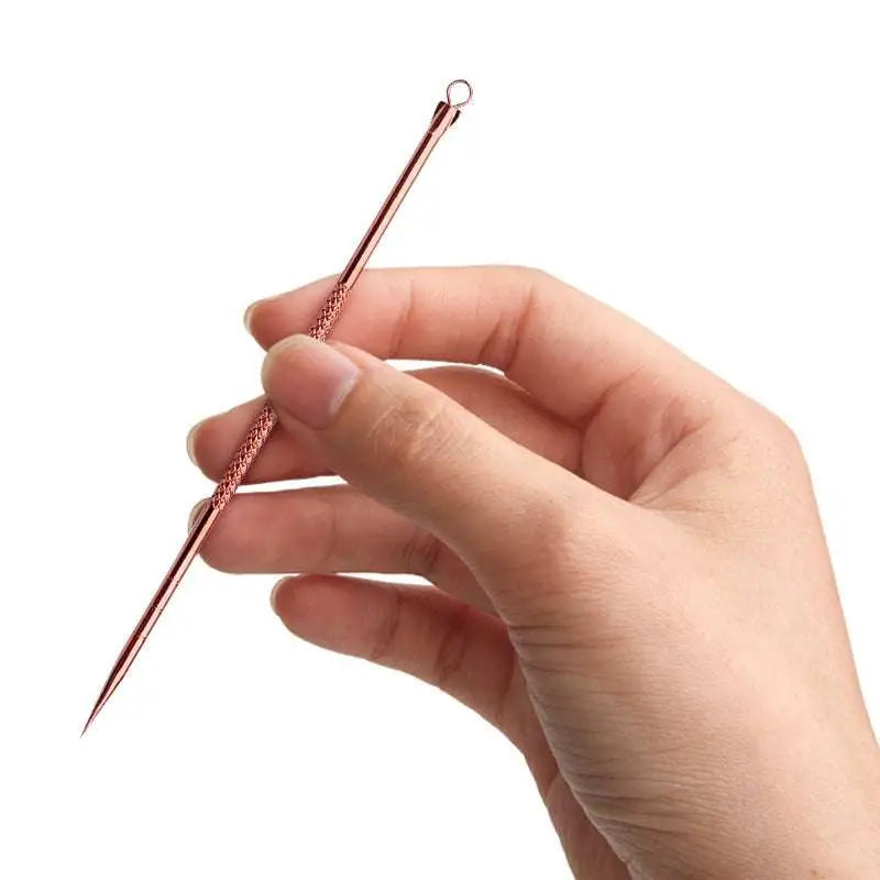 Stainless Steel Beauty Needle Set with Zippered Case