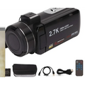 Standard Black English 2.7K HD Digital Camcorder DV06S