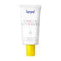 Supergoop! Unseen Sunscreen SPF 40 tube with yellow cap