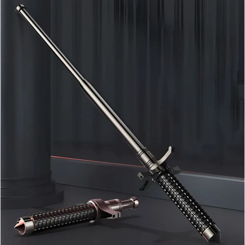 Telescopic self-defense anti-cut stick